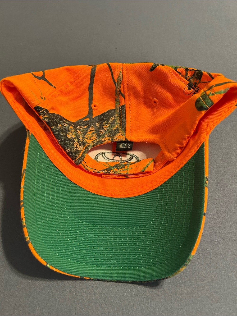 NEW UNWORN Toyota Hunters Orange Camo adj hat - Picture 2 of 3